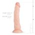 Real Fantasy Dylan - Dildo Realístico - 23cm (natural)