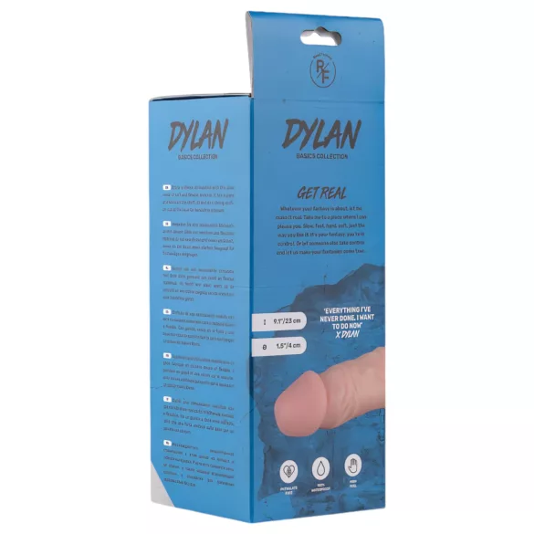 Real Fantasy Dylan - dildo realístico - 23cm - cor natural