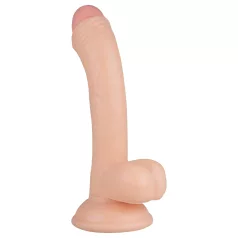   Real Fantasy Vince - dildo realístico com escroto e prepúcio - 19,5cm bege