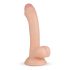 Real Fantasy Vince - Dildo com Textura - 19,5cm (pele natural)