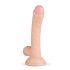 Real Fantasy Vince - Dildo com Textura - 19,5cm (pele natural)