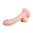 Real Fantasy Vince - Dildo com Textura - 19,5cm (pele natural)