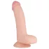 Real Fantasy Cliff - dildo realístico com escroto - 22cm - cor natural