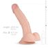 Real Fantasy Derek - Dildo Realístico 22cm (cor natural)
