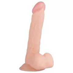   Real Fantasy Felix - dildo realístico com escroto - 22cm - cor natural
