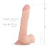 Real Fantasy Felix - dildo realista - 22cm (natural)