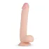 Real Fantasy Elvin - dildo realístico com testículos - 28cm - cor natural