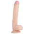 Real Fantasy Elvin - dildo realístico com testículos - 28cm - cor natural