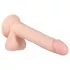 Real Fantasy Lewis - vibrador realístico recarregável - 22cm - cor natural