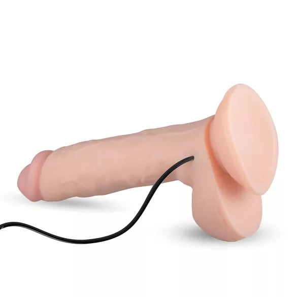 Real Fantasy Glynn - vibrador realístico recarregável - 25cm - cor natural
