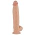 Real Fantasy Dwane - vibrador realista recarregável - 31cm (cor natural)