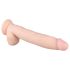 Real Fantasy Dwane - vibrador realista recarregável - 31cm (cor natural)