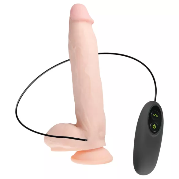 Real Fantasy Dwane - vibrador realístico recarregável - 31cm - cor natural