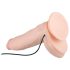 Real Fantasy Dwane - vibrador realista recarregável - 31cm (cor natural)