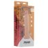 Real Fantasy Dwane - vibrador realista recarregável - 31cm (cor natural)