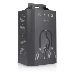   Saiz Premium - bomba dupla para seios - pequena - transparente/preta