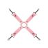 Baú do Prazer Secreto - Conjunto Avançado BDSM - 14 Peças (Rosa)