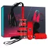 Secret Pleasure Chest - kit de BDSM avançado - 10 peças (vermelho)