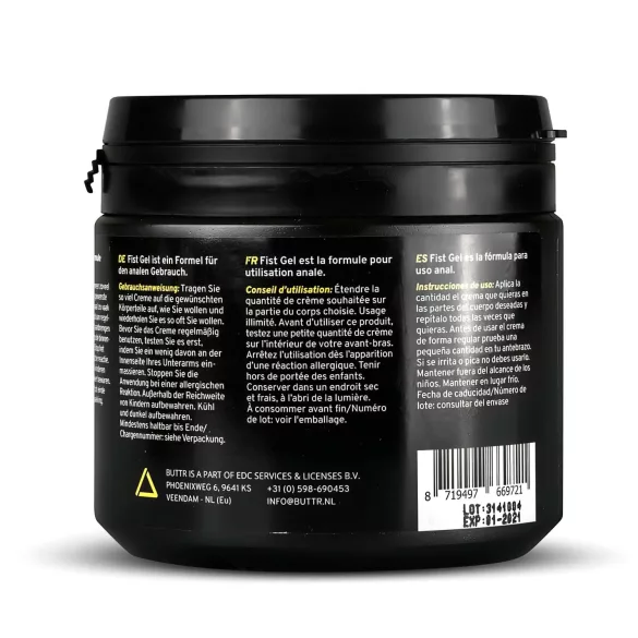 BUTTR - gel lubrificante à base de água - fisting - 500ml