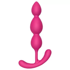 Cheeky Love - plug anal com pérolas - silicone rosa