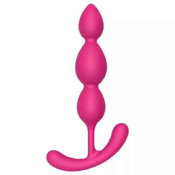 Cheeky Love - plug anal com pérolas - silicone rosa