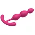 Cheeky Love - plug anal com pérolas - silicone rosa