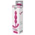 Amor Travesso - plug anal com pérolas (rosa)