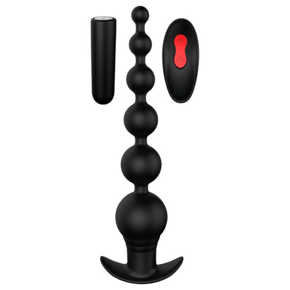 Cheeky Love - Vibrador Anal com Controlo Remoto e Esferas (Preto)