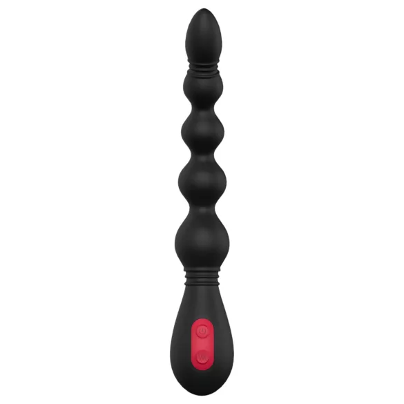 Cheeky Love - vibrador anal recarregável com esferas - silicone preto