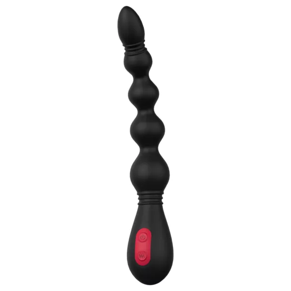 Cheeky Love - vibrador anal recarregável com esferas - silicone preto
