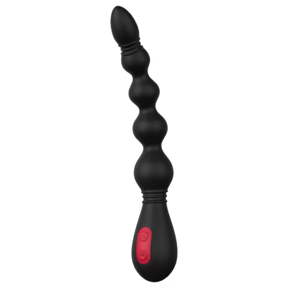 Cheeky Love - vibrador anal recarregável com esferas - silicone preto
