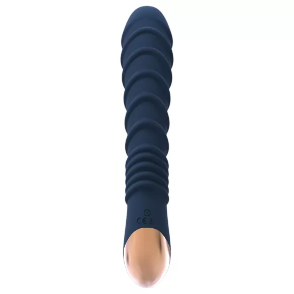 Goddess Aeolus - vibrador ponto G com aquecimento - silicone azul
