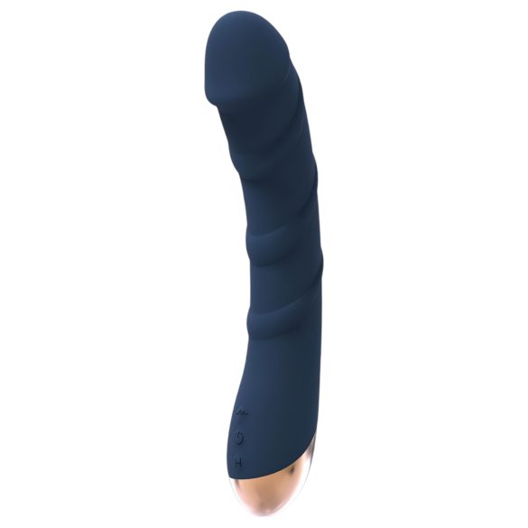Goddess Atlas - Vibrador aquecido e à prova d'água para o ponto G (azul)