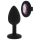 Favorito Sempre - Plug Anal Preto com Pedra Roxa