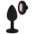 Favorito Sempre - Plug Anal Preto com Pedra Roxa