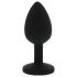 Favorito Sempre - Plug Anal Preto com Pedra Roxa