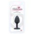 Favorito Sempre - Plug Anal Preto com Pedra Roxa
