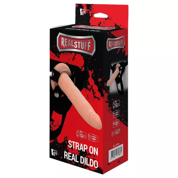 RealStuff - strap-on dildô estreito - pele realista
