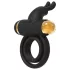 Elite Joel - anel peniano e testicular vibratório recarregável - silicone preto