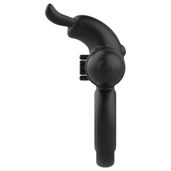 Elite Joel - anel peniano e testicular vibratório recarregável - silicone preto