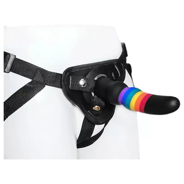 Colorful Love - dildo com cinta - colorido