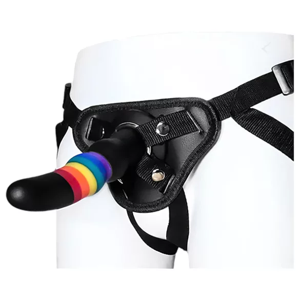 Colorful Love - dildo com cinta - colorido