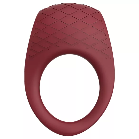 Dreamtoys Ivy - anel peniano vibratório - silicone vinho