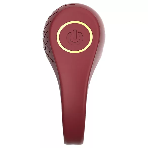 Dreamtoys Ivy - anel peniano vibratório - silicone vinho