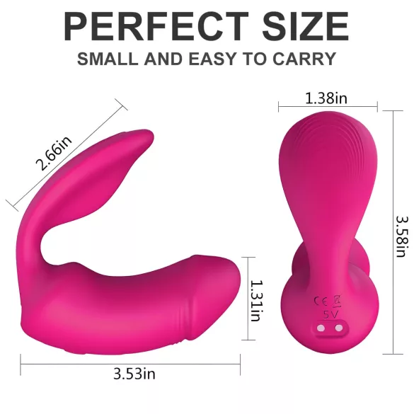Vibes of Love Duo - 2 em 1 vibrador clitoriano (rosa)