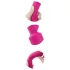 Vibes of Love - vibrador varinha recarregável aquecedor massajador silicone rosa