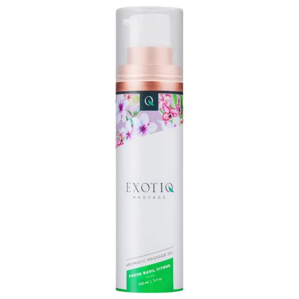 Exotiq - Óleo de Massagem Aromático - Manjericão e Limão (100ml)