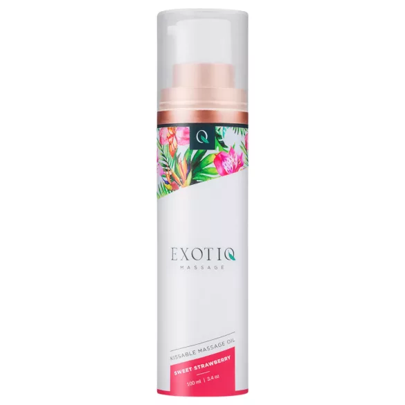 Exotiq - óleo de massagem aromático - morango 100ml