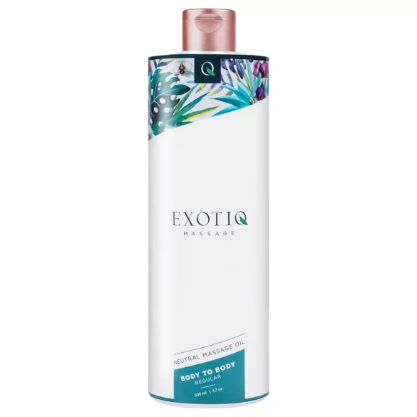 Exotiq Body To Body - óleo de massagem corporal duradouro - 500ml