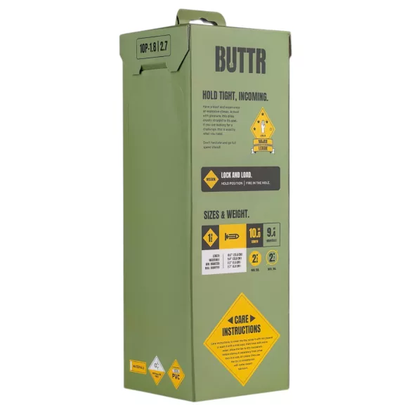 BUTTR - dildo grande com ventosa - preto